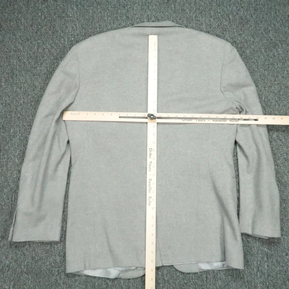 VINTAGE Polo Ralph Lauren Blazer Mens 41R Gray‎ Cashmere Sport Coat Jacket VTG